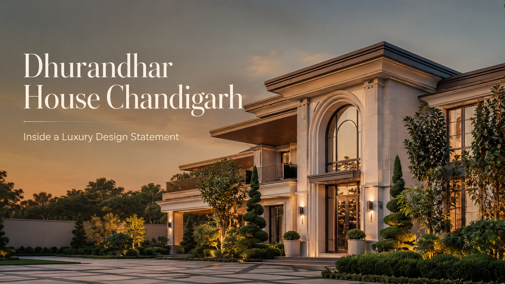 Dhurandhar House Chandigarh luxury home design by Gayatri Bedi Designs